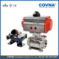 spring return GT actuator stainless steel pneumatic ball valve